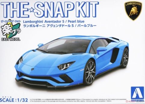 1:32 The Snap Kit Lamborghini Aventador S / Pearl Blue