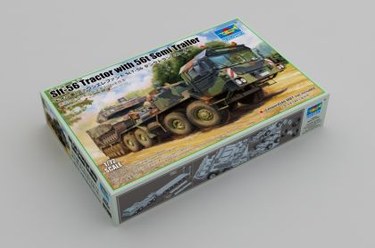 1:72 Slt-56 Tractor with 56t Semi Trailer