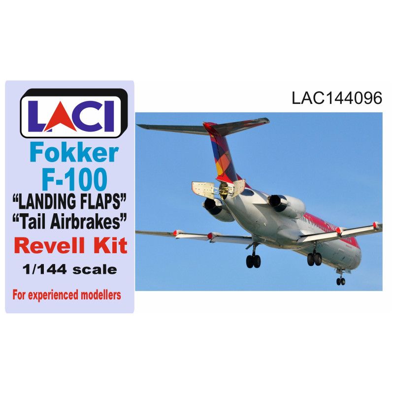 1:144 FOKKER F-100 LANDING FLAPS AND AIRBRAKES