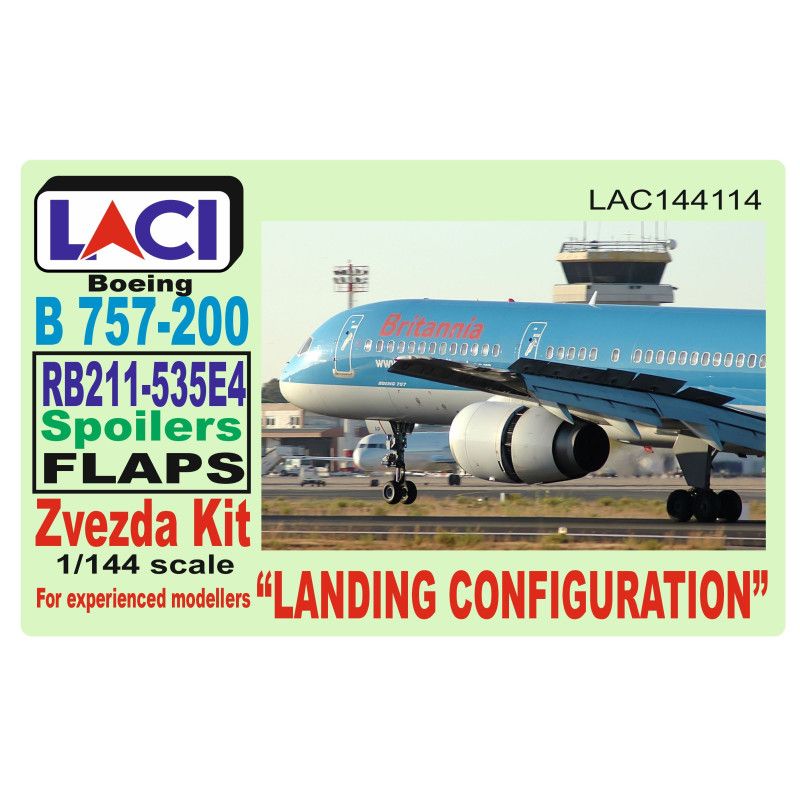 1:144 B 757-200 RB211-535E4 LANDING CONFIGURATION