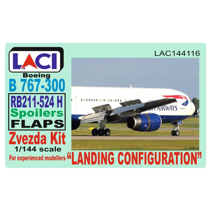 1:144 B 767-300 RB211-524H LANDING CONFIGURATION