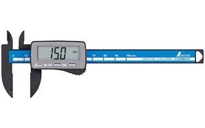 Digital Vernier Calipers Carbon Fiber Big Letter 100mm