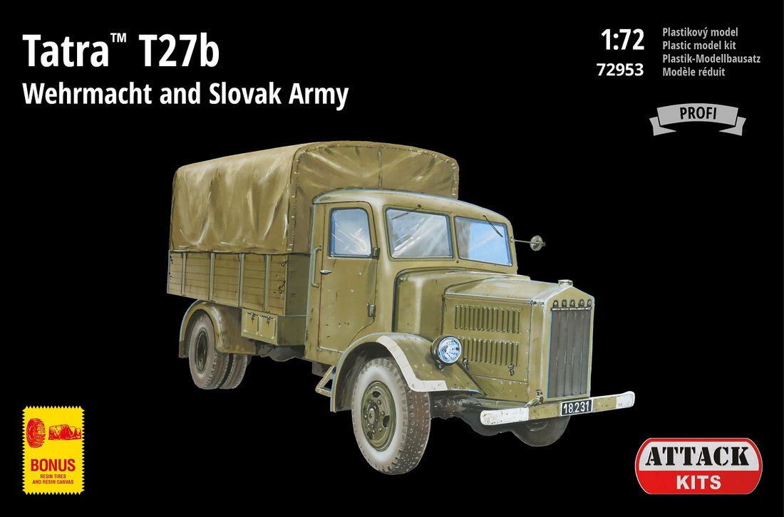 1:72 Tatra T27b Wehrmacht & Slovak Army