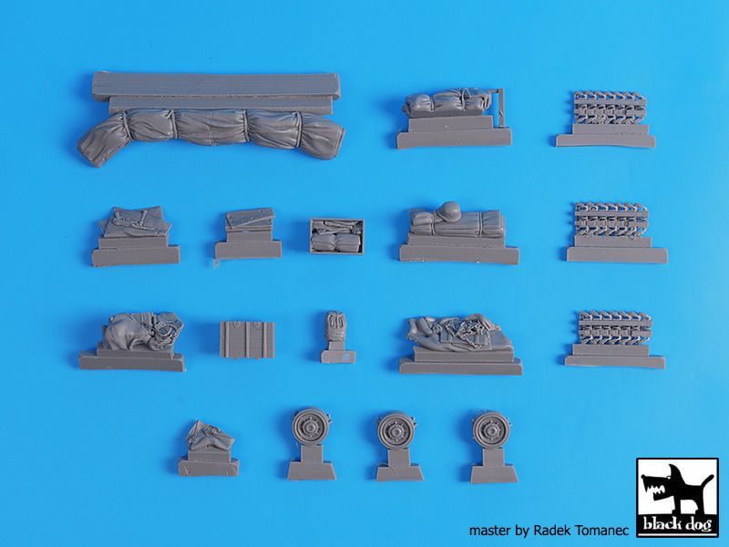 1:35 Hummel Sd.Kfz 162 accessories set
