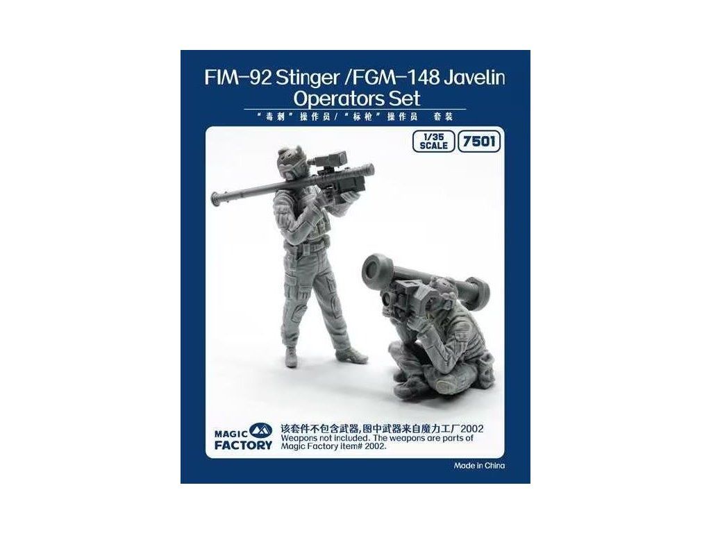 1:35 Stinger/Javelin Operators Set (Resin)