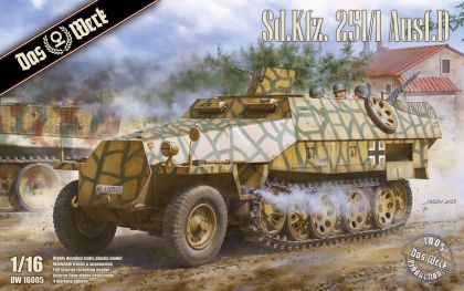 1:16 Sd.Kfz. 251/1 Ausf D German WWII Halftrack