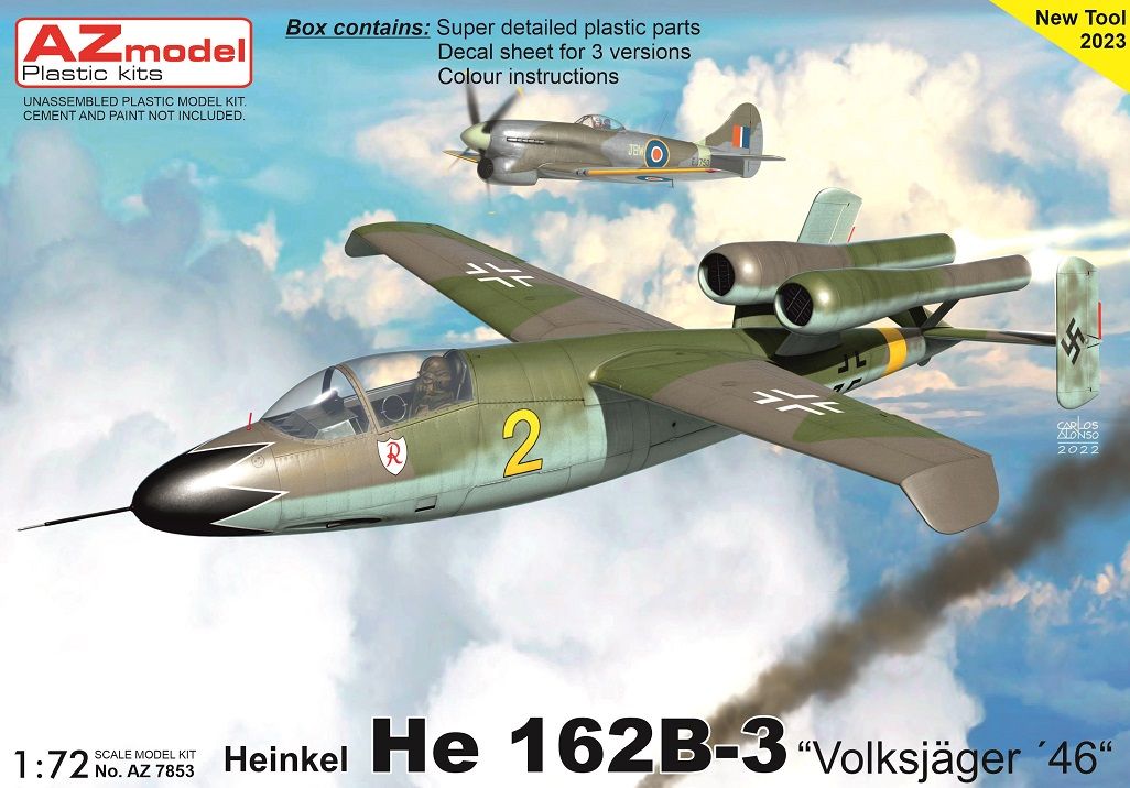 1:72 Heinkel He 162B-3 “Volksjäger 46”