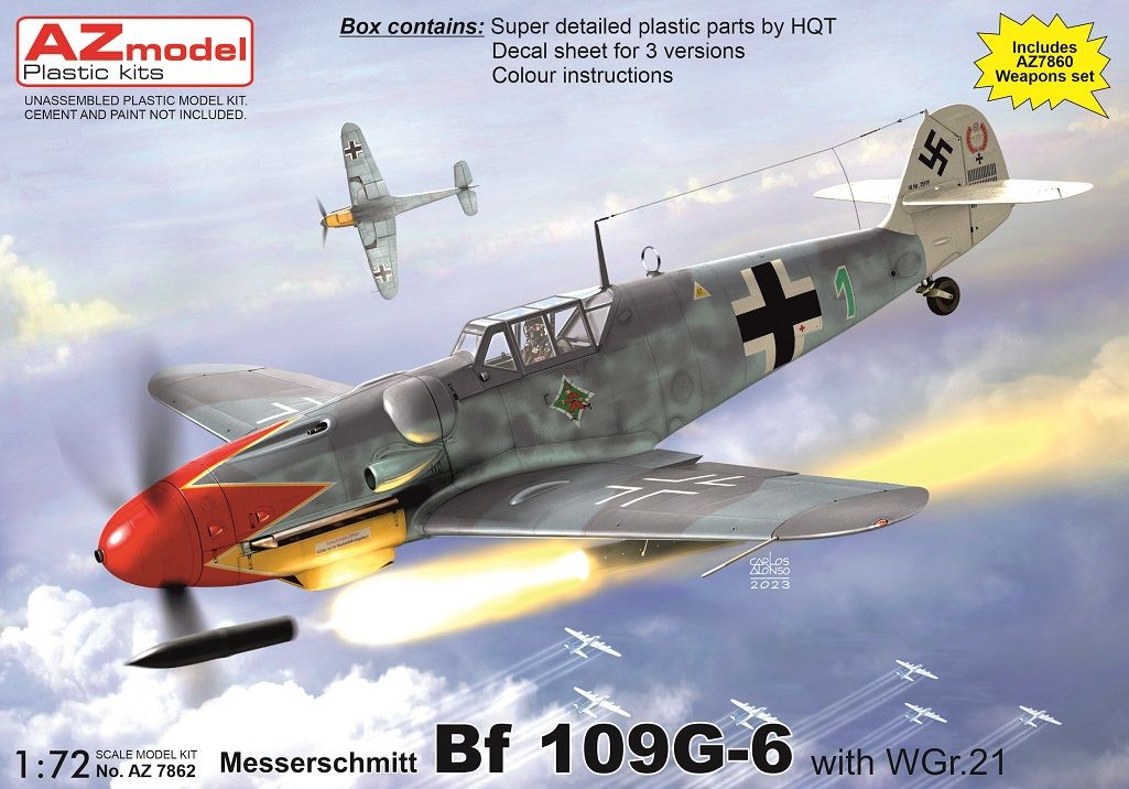 1:72 Bf 109G-6 with WGr.21