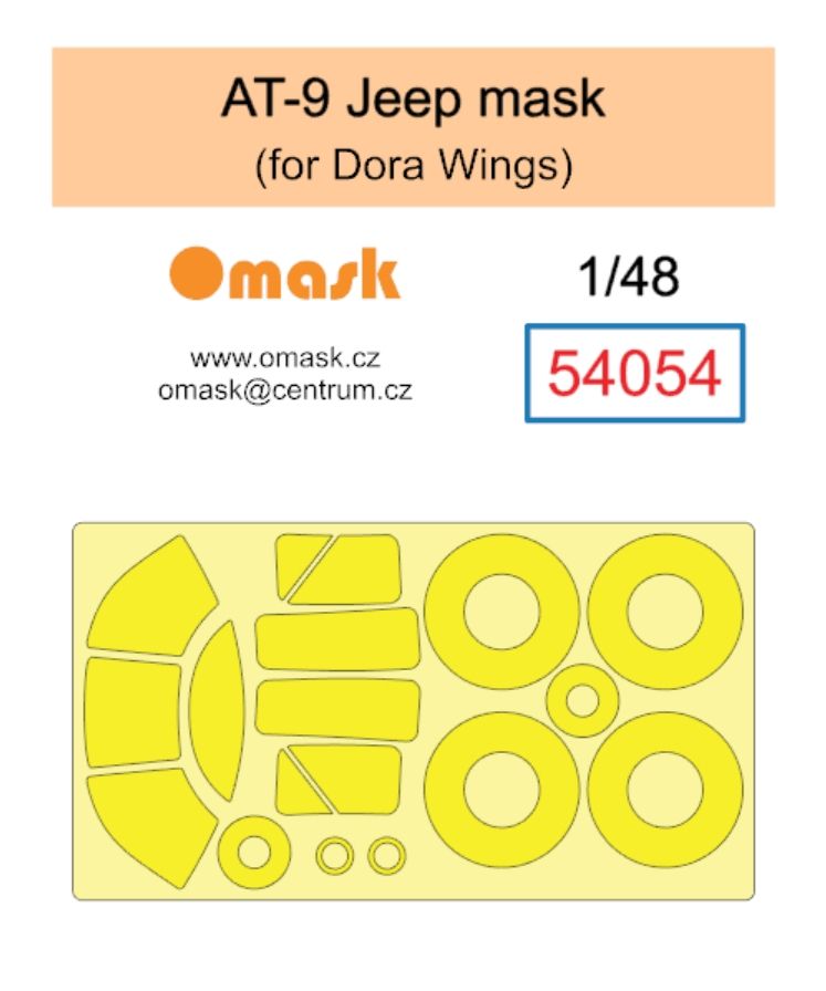 1:48 AT-9 Jeep mask (for Doram Wings)