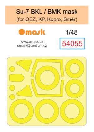 1:48 Su-7 BKL / BMK mask (for OEZ, KP, Kopro, Směr)