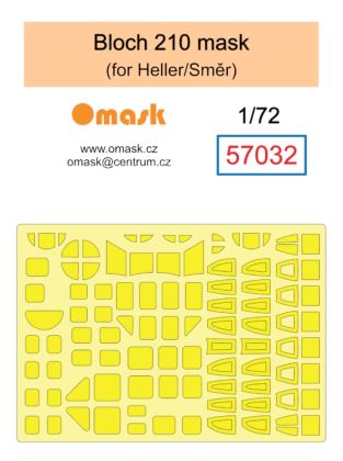 1:72 Bloch 210 mask (for Heller/Směr)