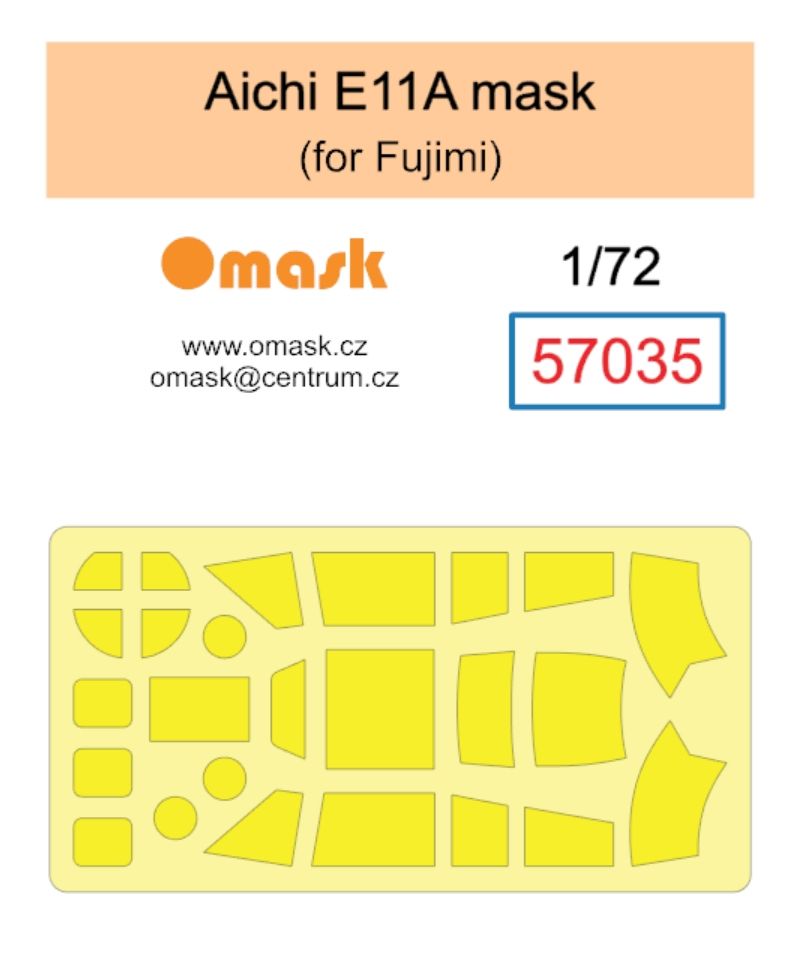 1:72 Aichi E11A mask (for Fujimi)