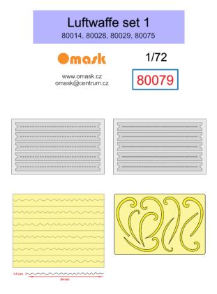 1:72 Luftwaffe set 1 (80014, 80028, 80029, 80075)
