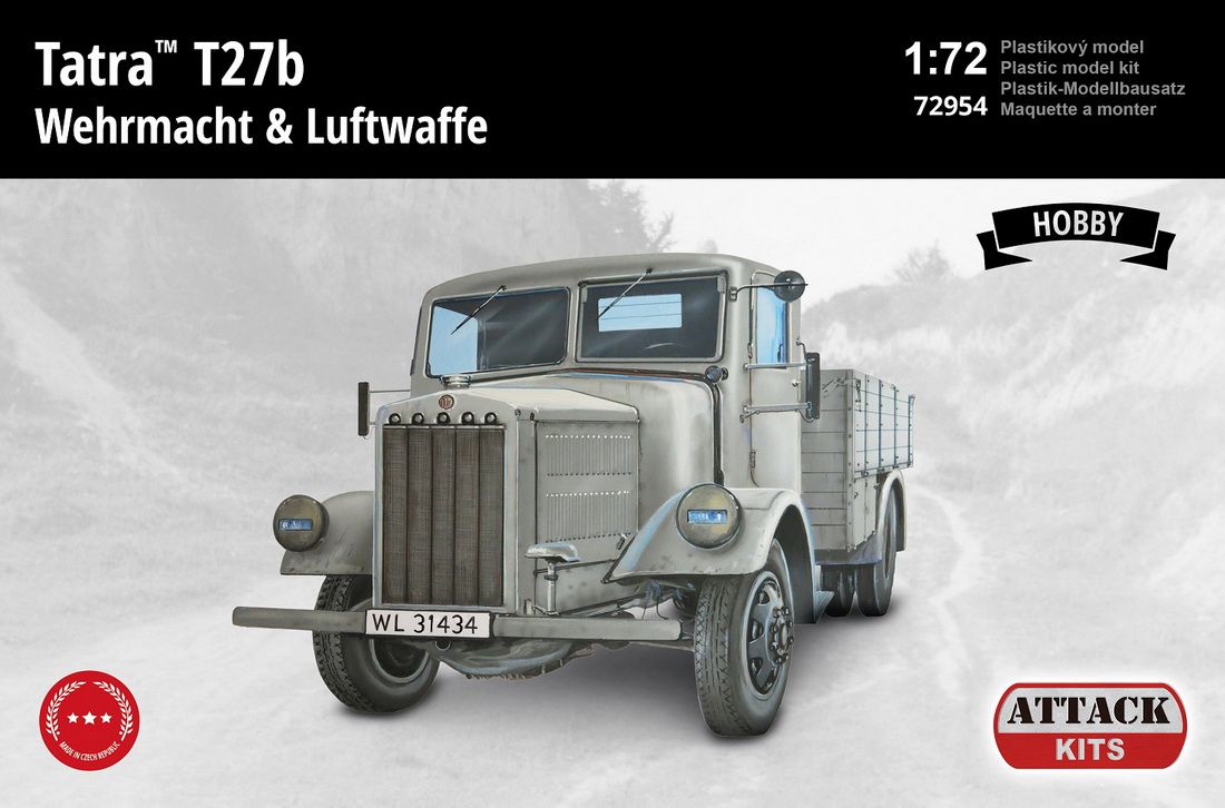 1:72 Tatra T27b Wehrmacht & Luftwaffe