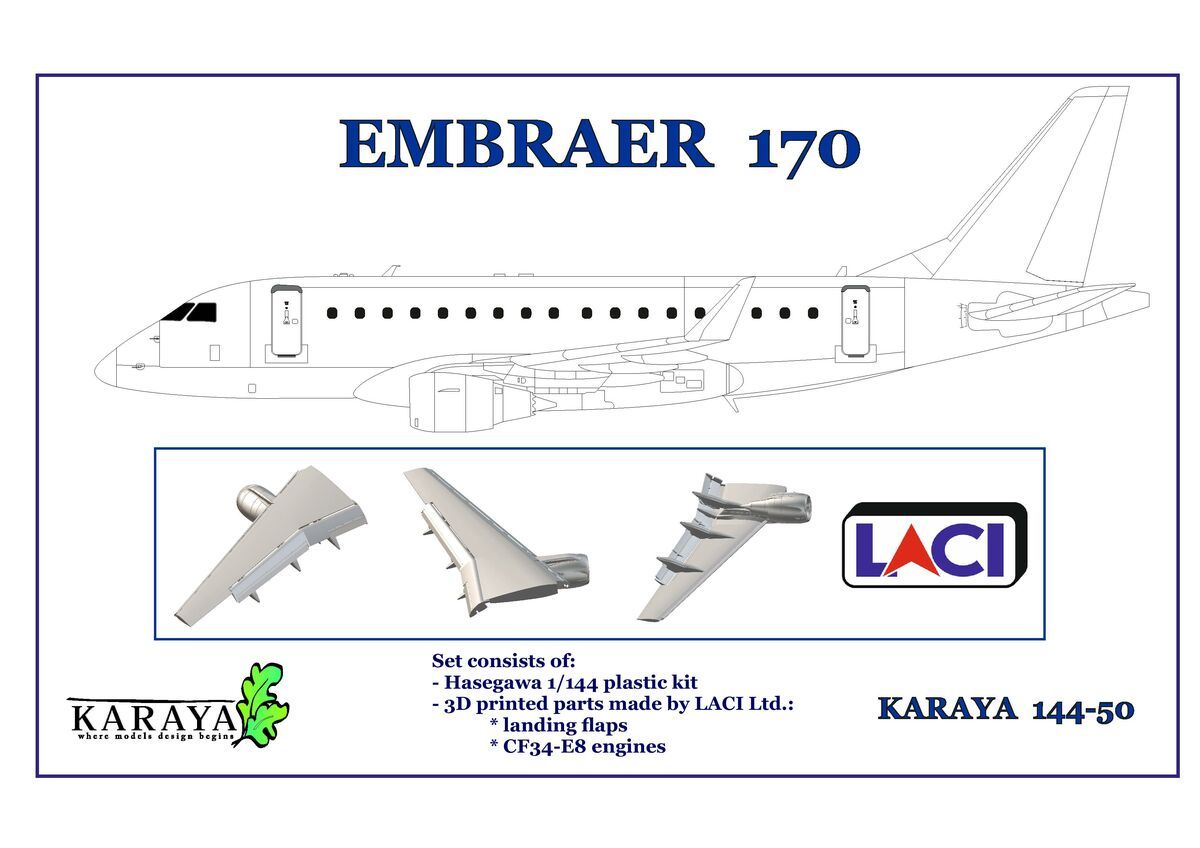 1:144 Embraer 170 (With LACI Parts)