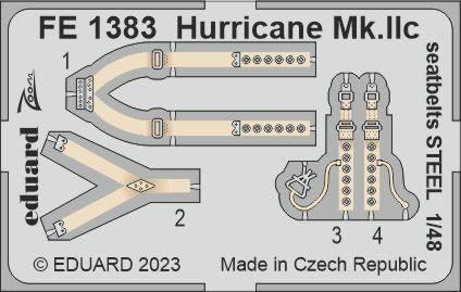 1:48 Hurricane Mk. IIc seatbelts STEEL
