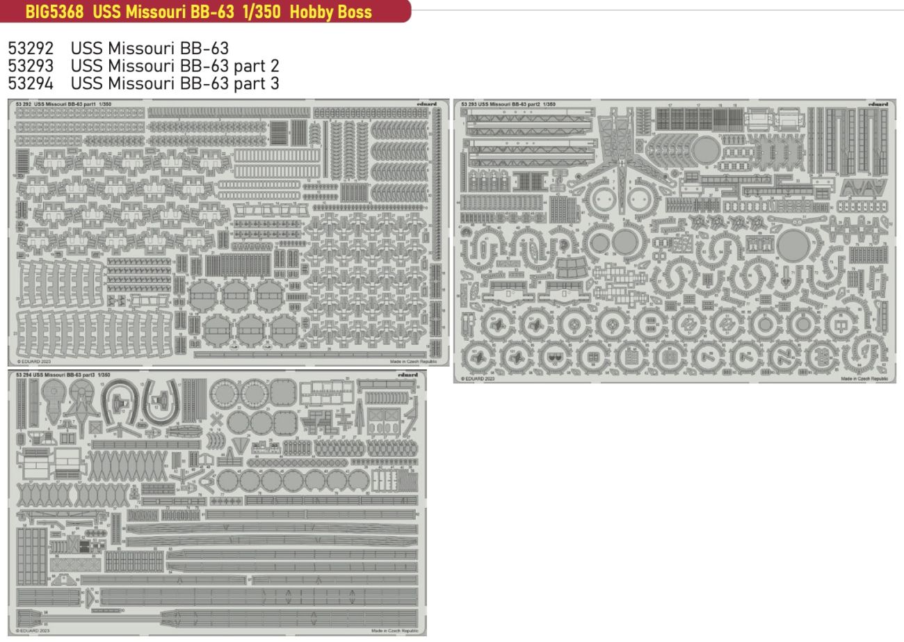 1:350 USS Missouri BB-63