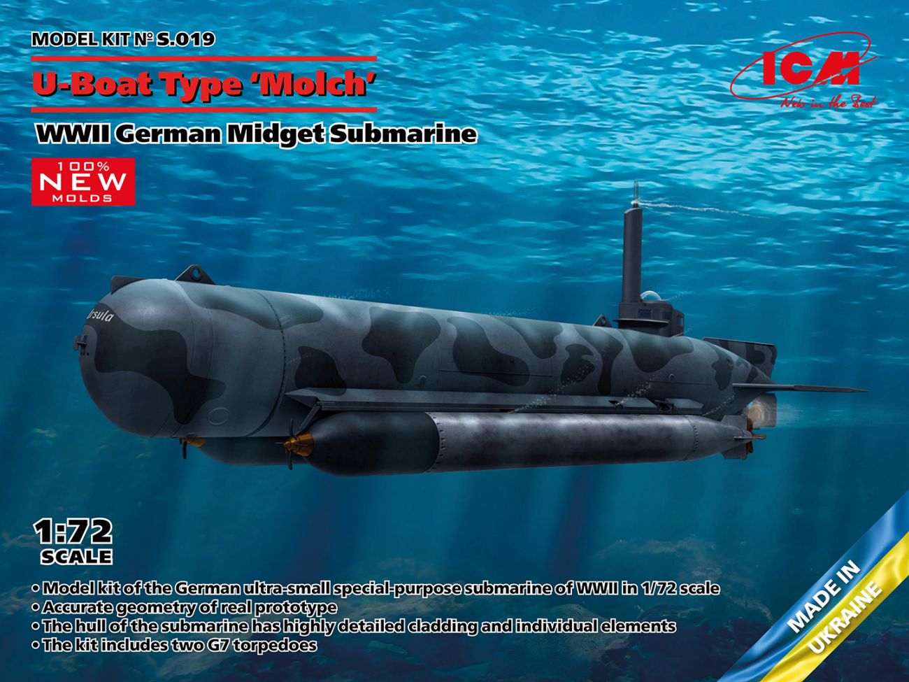 1:72 U-Boat Type ‘Molch’