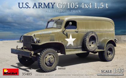 1:35 U.S. ARMY G7105 4х4 1,5 t PANEL DELIVERY TRUCK