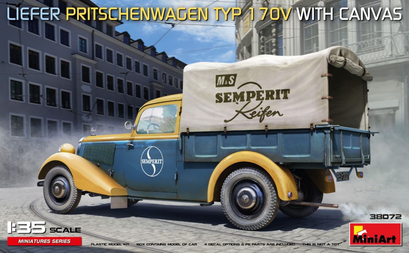 1:35 LIEFER PRITSCHENWAGEN TYP 170V WITH CANVAS