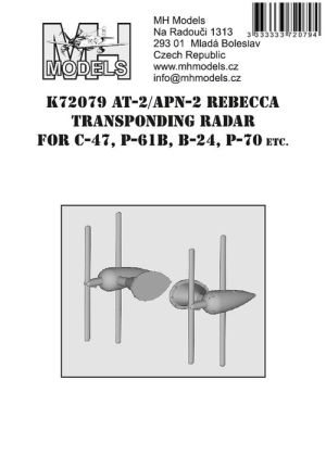 1:72 AT-2/APN-2 Rebecca/Eureka transponding radar for C-47,P-61B,B-24,P-70 etc.