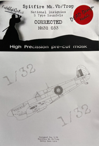 1:32 Spitfire Mk.Vb/Trop Nat. Insignias B Type Roundels
