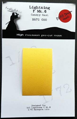 1:72 Lightning F. Mk.6 canopy mask