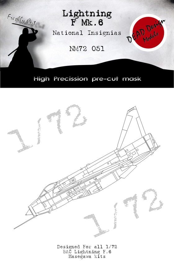 1:72 Lightning F. Mk.6 Nat. Ins