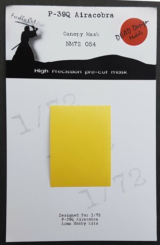 1:72 P-39Q Airacobra conopy masks
