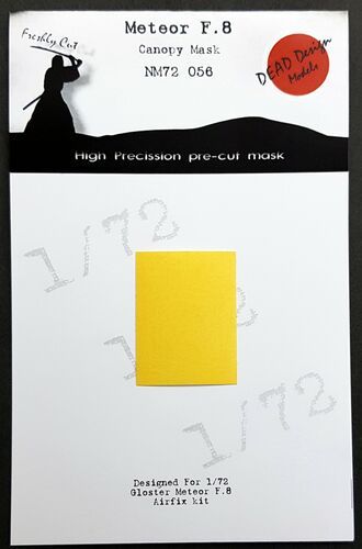 1:72 Meteor F.8 conopy mask