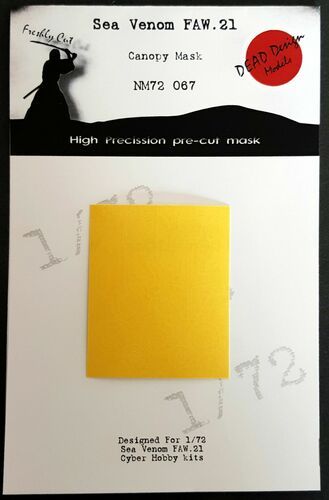 1:72 Sea Venom FAW.21 canopy mask