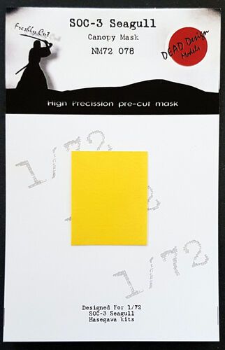 1:72 SOC-3 Seagull (Hasegawa) conopy mask