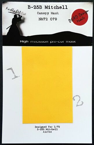 1:72 B-25B Mitchell (Airfix) canopy mask