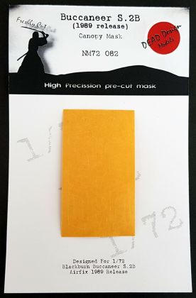1:72 Buccaneer S.2B/D (Airfix 1989 Release) canopy mask