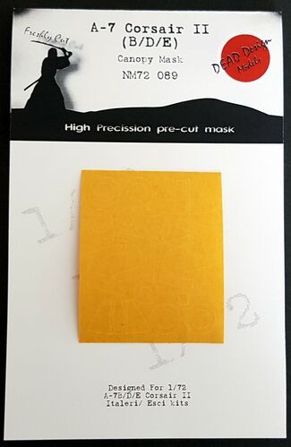 1:72 A-7 Corasir II (B/D/E) canopy mask (Italeri/Esci)