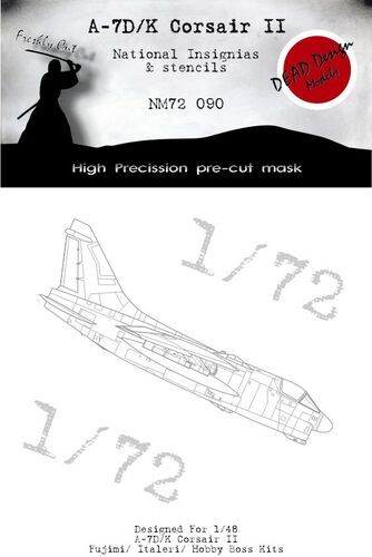 1:72 A-7D/K Corsair II National Insignias And Stencils (Fujimi/Italeri/Hobby Boss)