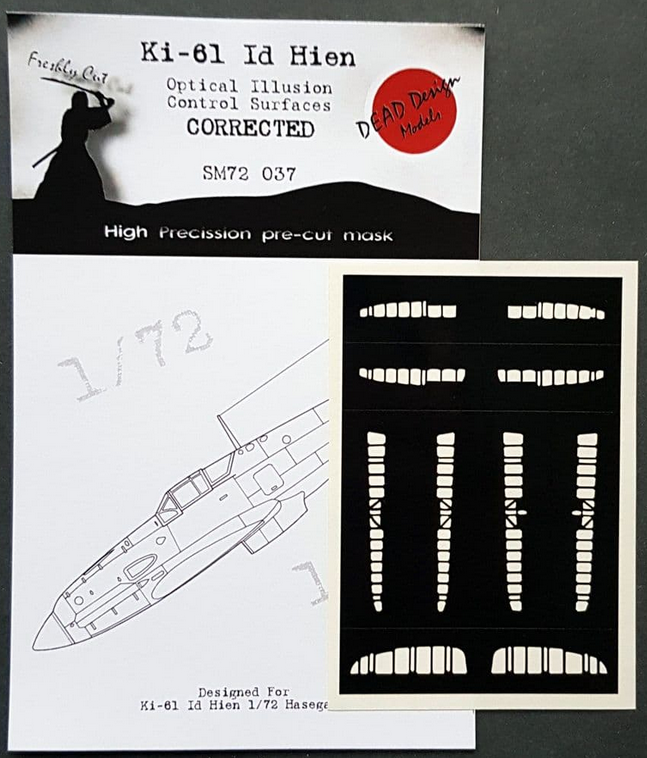 1:72 Ki-61 I Hien Control Surfaces
