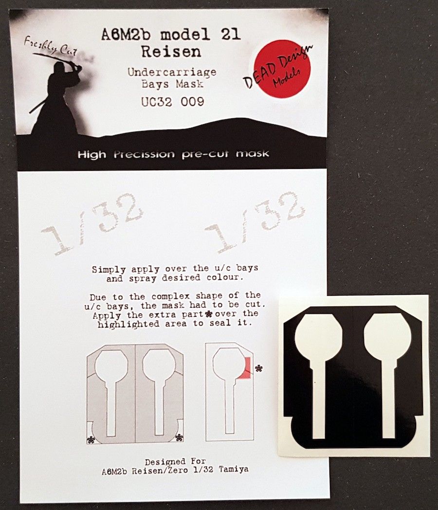 1:32 Mitsubishi A6M2b Reisen undercarriage Bays