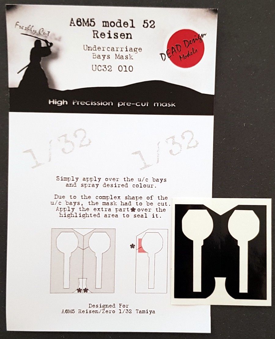 1:32 Mitsubishi A6M5 Reisen undercarriage Bays