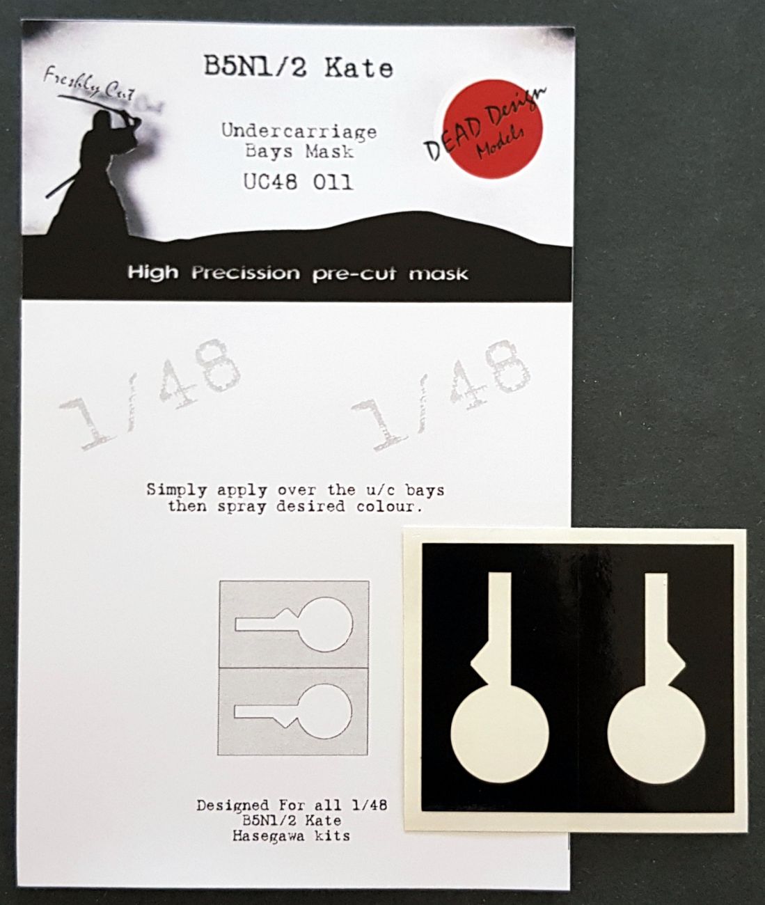 1:48 Nakajima B5N1/B5N2 Kate undercarriage bay paint masks