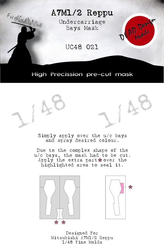 1:48 A7M1/A7M2 Reppu undercarriage Bays