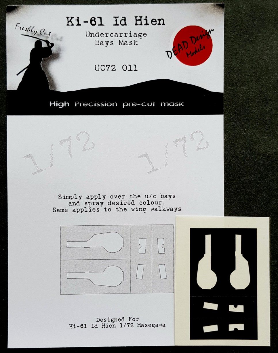 1:72 Kawasaki Ki-61-Id Hien undercarriage bay paint masks