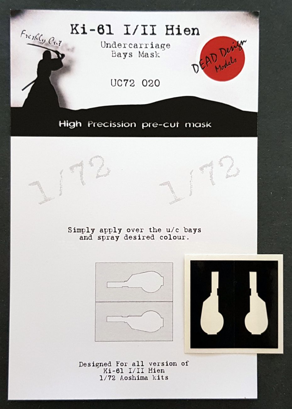 1:72 Kawasaki Ki-61-Id Hien under-carriage bay paint masks