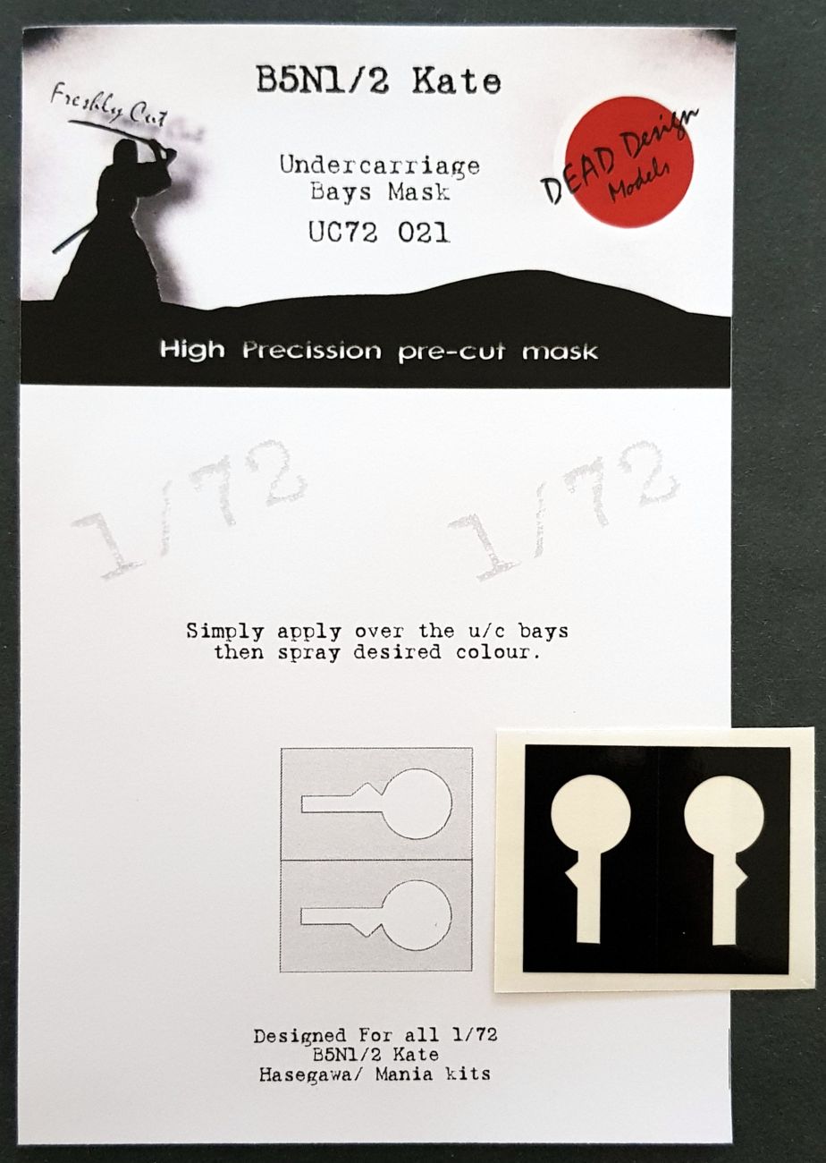 1:72 Nakajima B5N1/2 Kate undercarriage bay paint masks