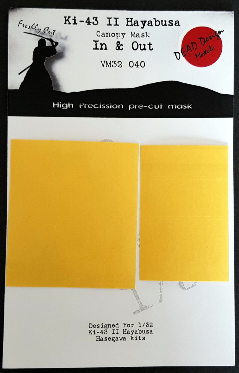 1:32 Ki-43 II Hayabusa In&Out canopy masks