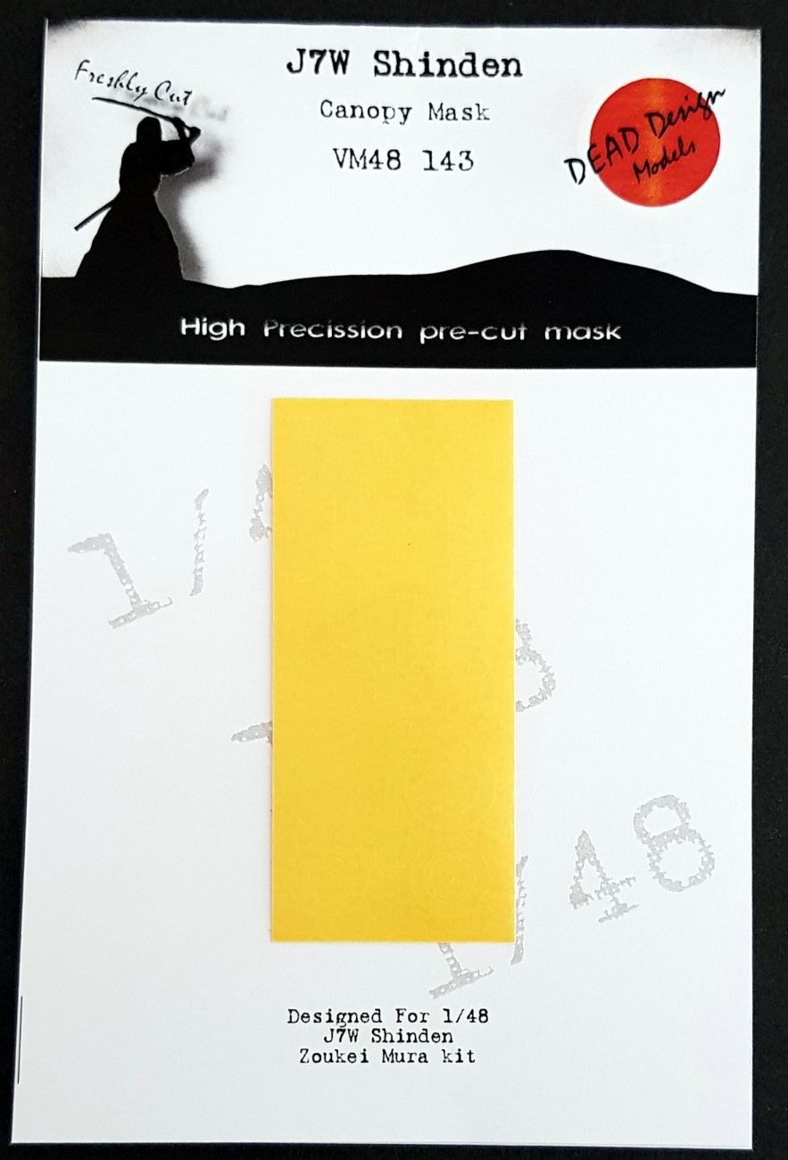 1:48 Kyushu J7W Shinden canopy masks