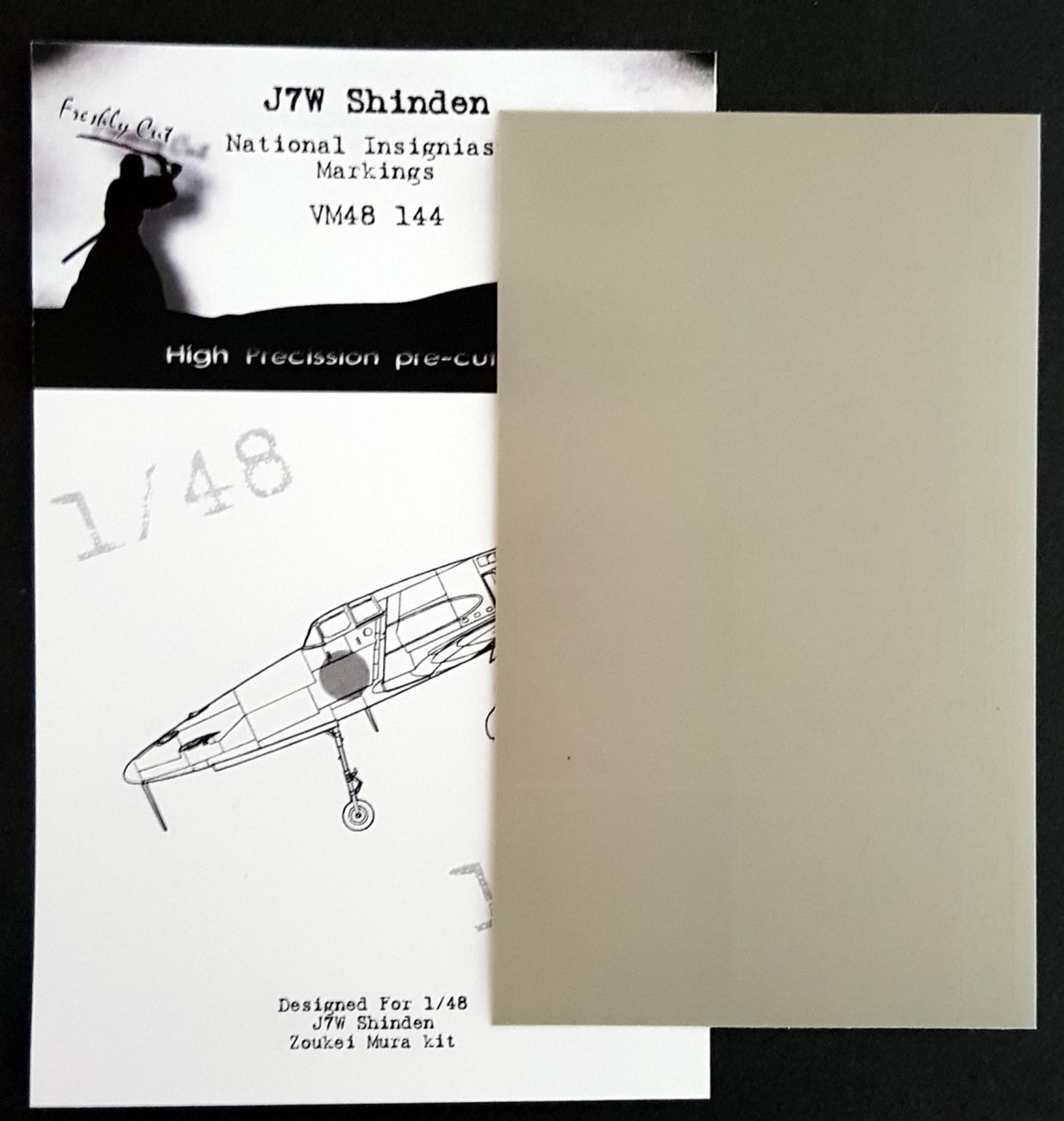 1:48 Kyushu J7W Shinden National Insignia