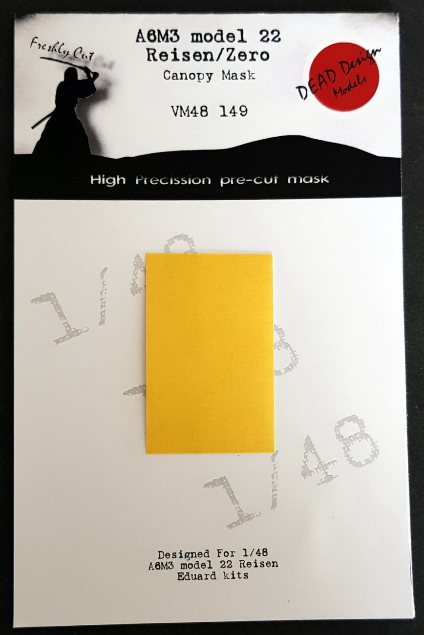 1:48 Mitsubishi A6M3 m.22 Reisen canopy masks