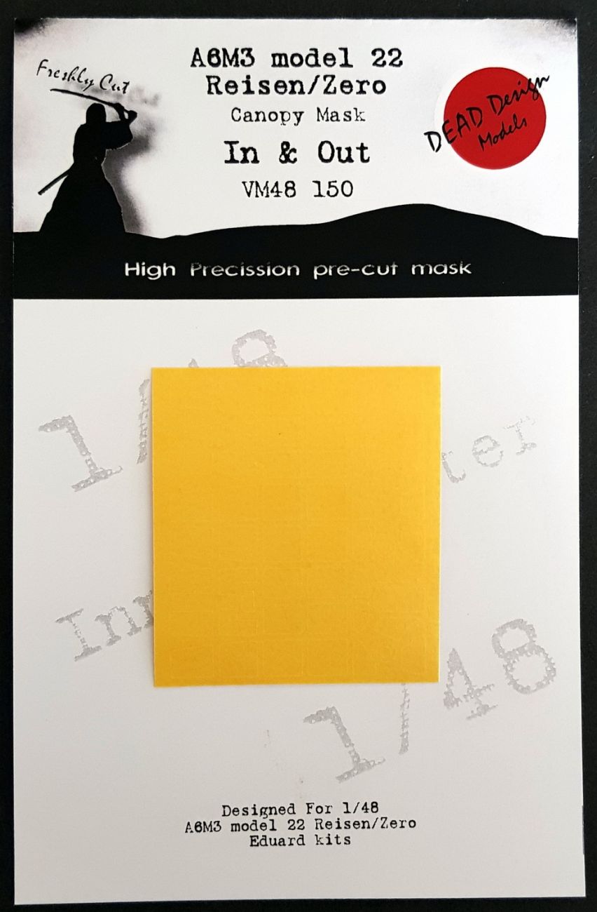 1:48 A6M3 Reisen/Zero model 22 In&Out canopy masks