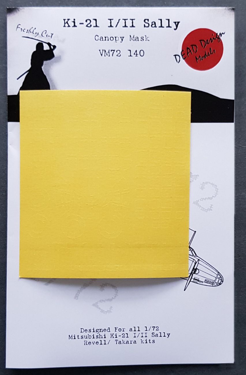1:72 Mitsubishi Ki-21 Sally canopy masks